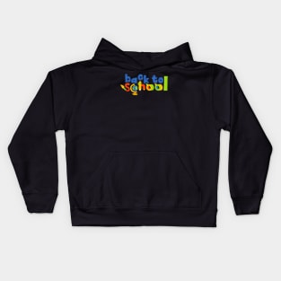 Preppy school supplies Kids Hoodie